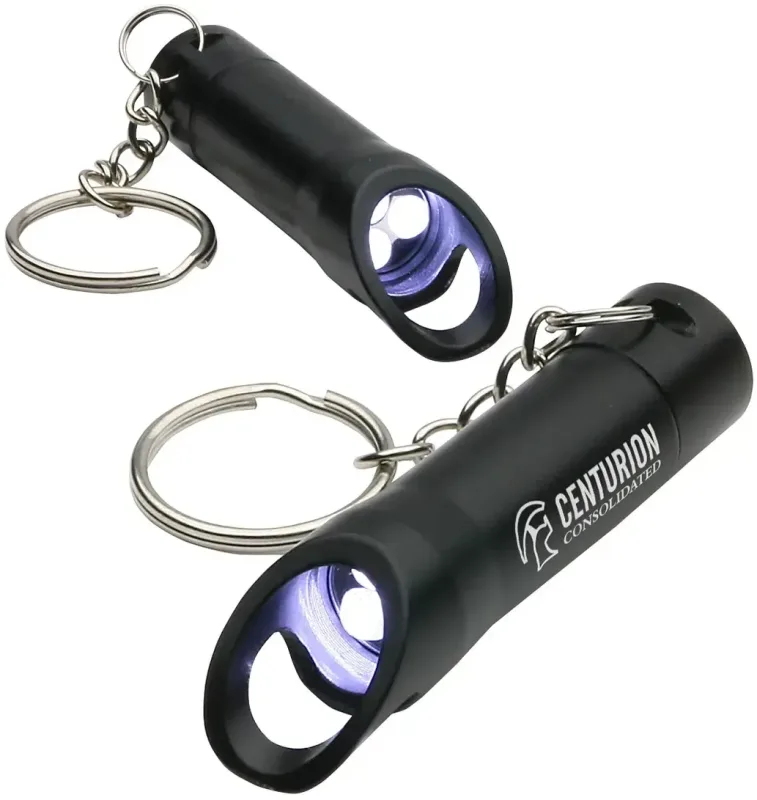 LED Bottle Opener Keychain Flashlight — view 6