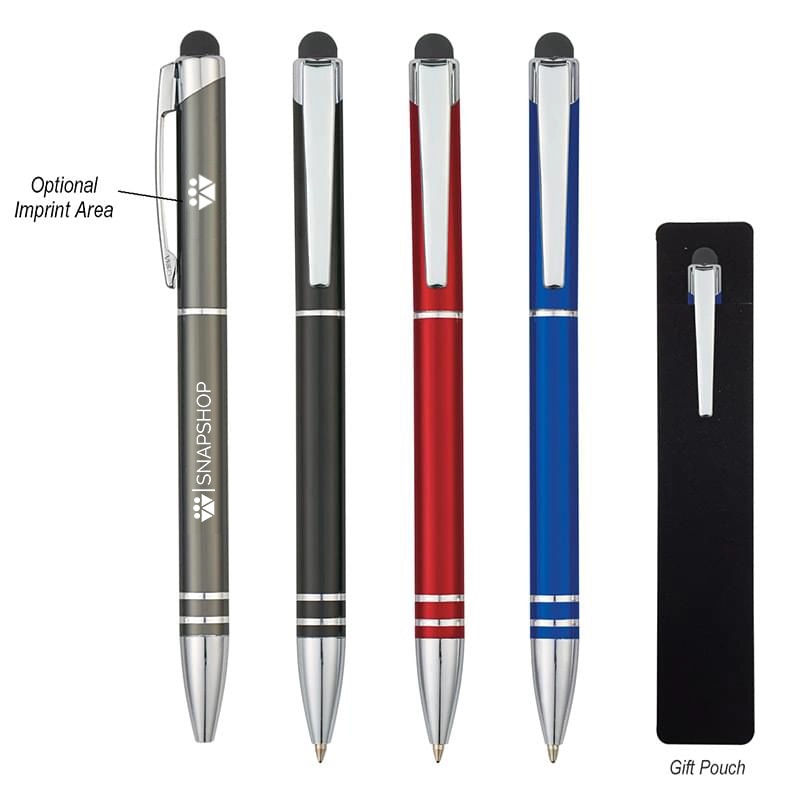 Aluminum Pen with Stylus