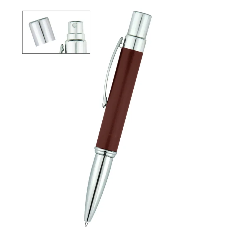 Aluminum Refillable Spray Bottle With Pen — view 3