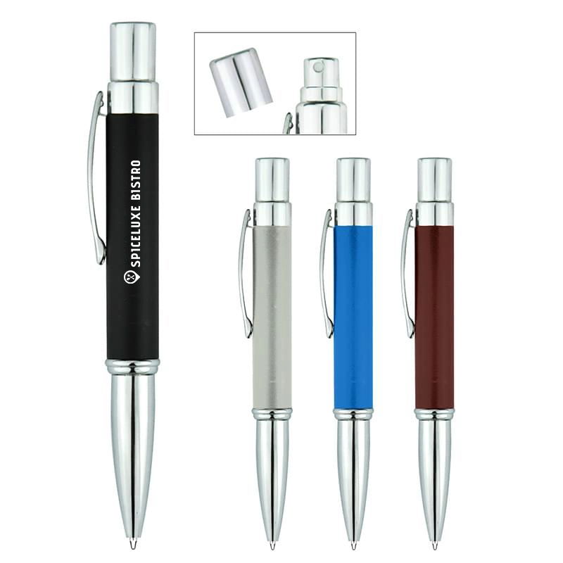 Aluminum Sanitizer Spray Bottle With Pen