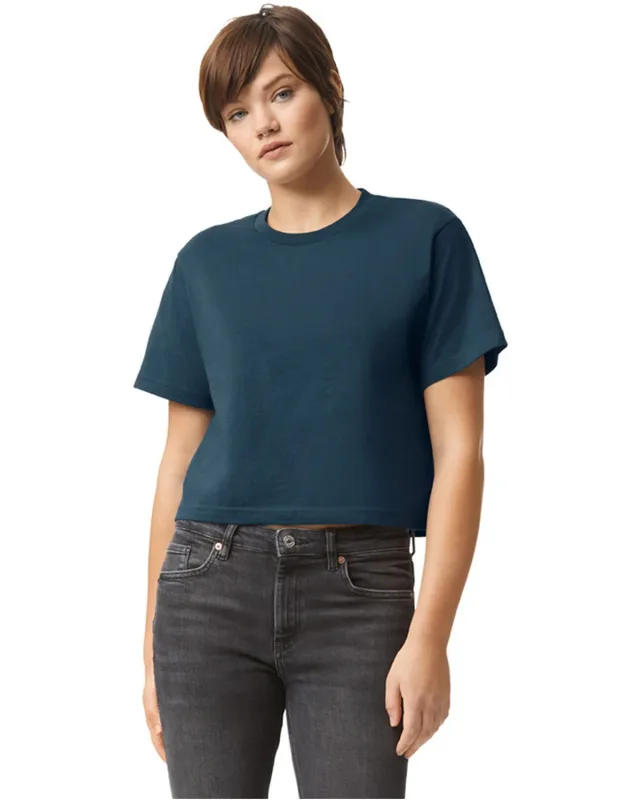 American Apparel Ladies' Fine Jersey Boxy T-Shirt — view 14