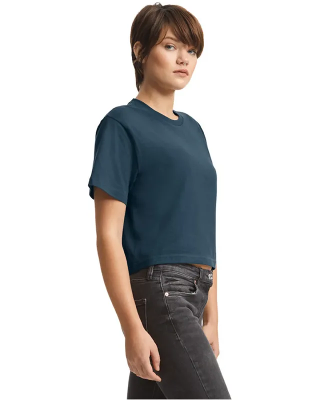 American Apparel Ladies' Fine Jersey Boxy T-Shirt — view 15