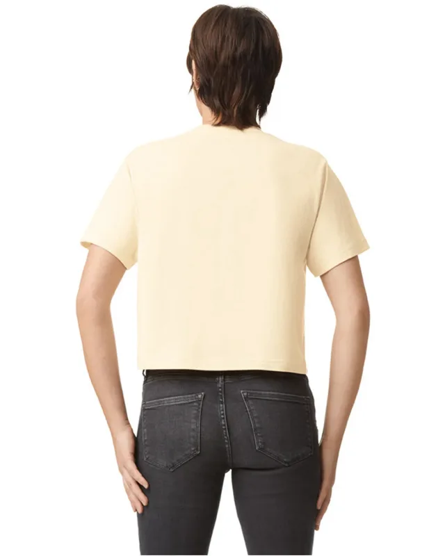 American Apparel Ladies' Fine Jersey Boxy T-Shirt — view 4