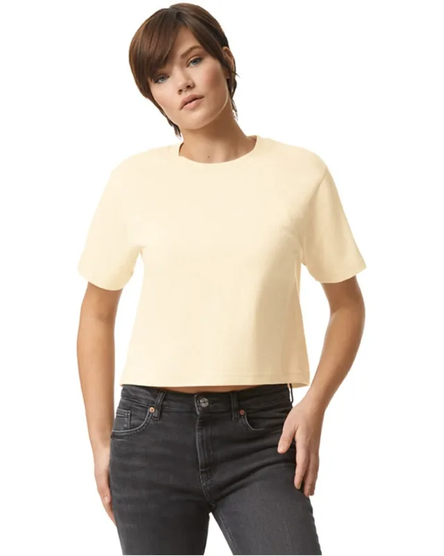 American Apparel Ladies' Fine Jersey Boxy T-Shirt — view 5