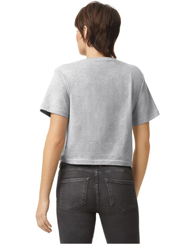 American Apparel Ladies' Fine Jersey Boxy T-Shirt — view 7