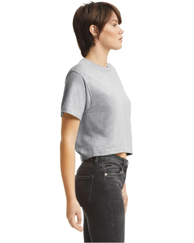 American Apparel Ladies' Fine Jersey Boxy T-Shirt — view 9