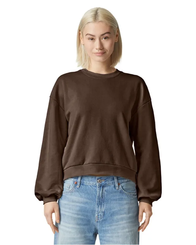 American Apparel Ladies' ReFlex Fleece Crewneck Sweatshirt — view 5