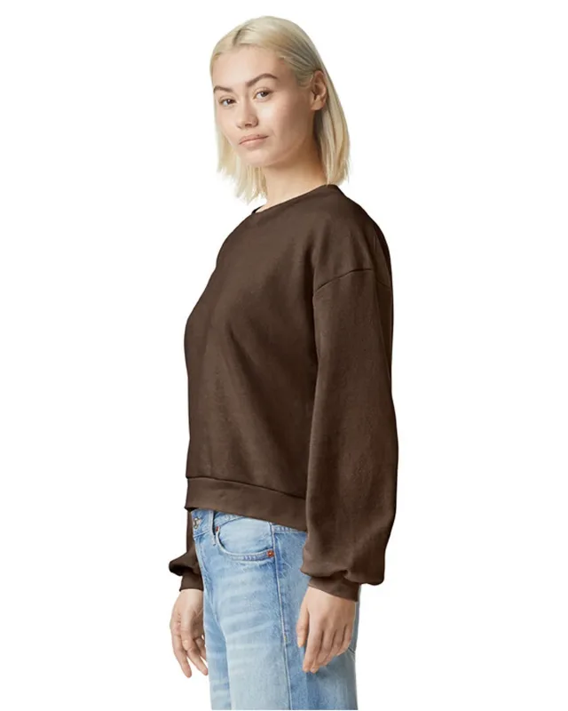 American Apparel Ladies' ReFlex Fleece Crewneck Sweatshirt — view 6