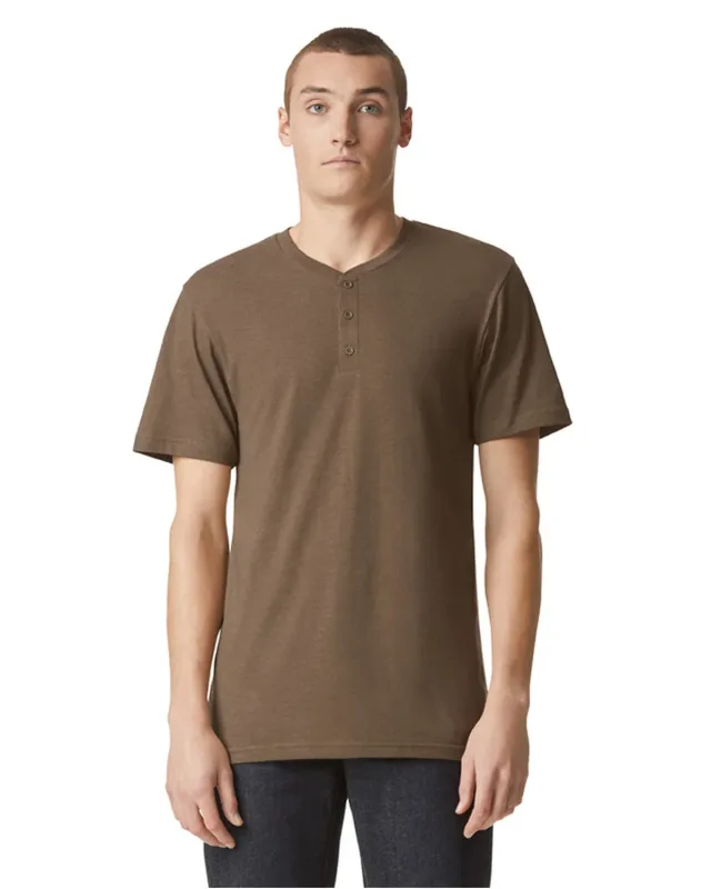 American Apparel Unisex CVC Henley T-Shirt — view 11