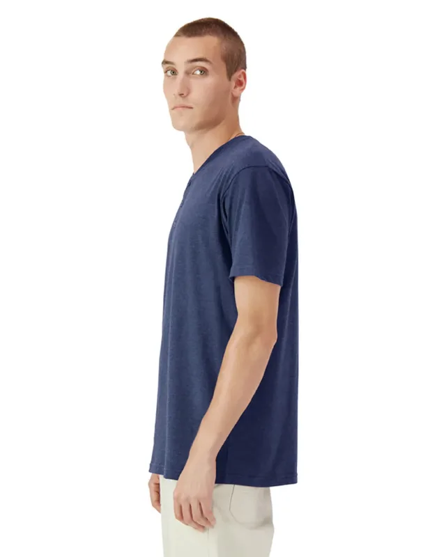 American Apparel Unisex CVC Henley T-Shirt — view 9