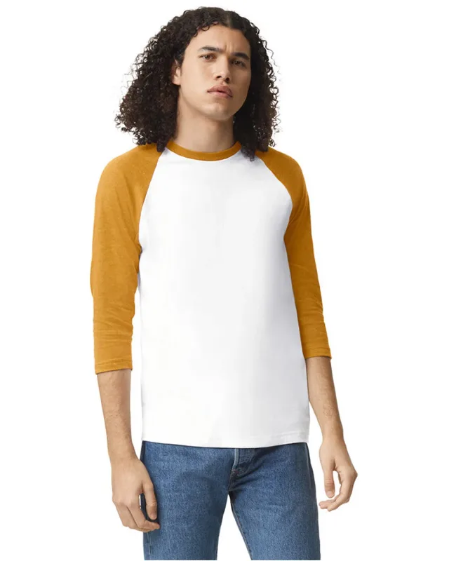 American Apparel Unisex CVC Raglan T-Shirt — view 17