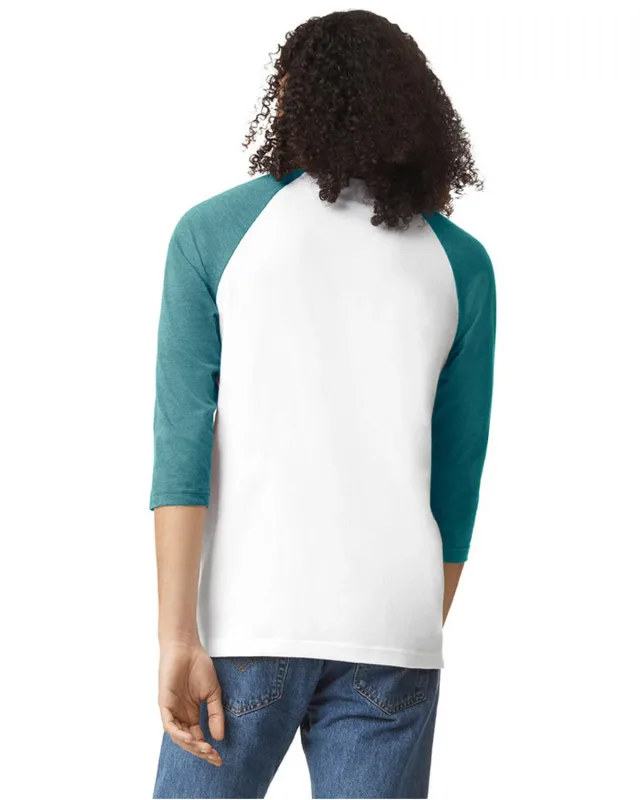 American Apparel Unisex CVC Raglan T-Shirt — view 19