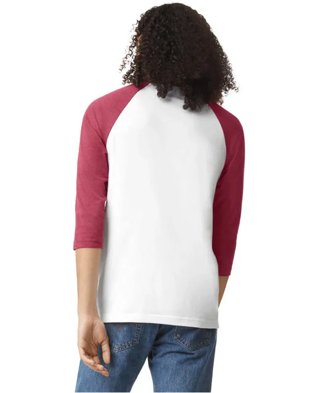 American Apparel Unisex CVC Raglan T-Shirt — view 22