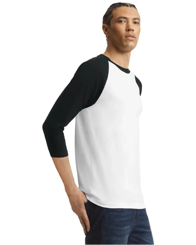 American Apparel Unisex CVC Raglan T-Shirt — view 3