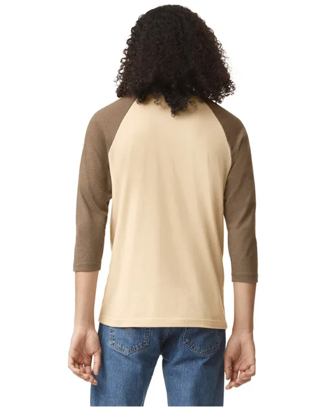 American Apparel Unisex CVC Raglan T-Shirt — view 7