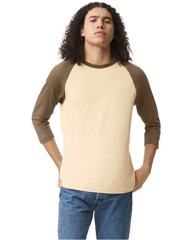 American Apparel Unisex CVC Raglan T-Shirt — view 8