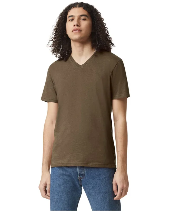 American Apparel Unisex CVC V-Neck T-Shirt — view 17