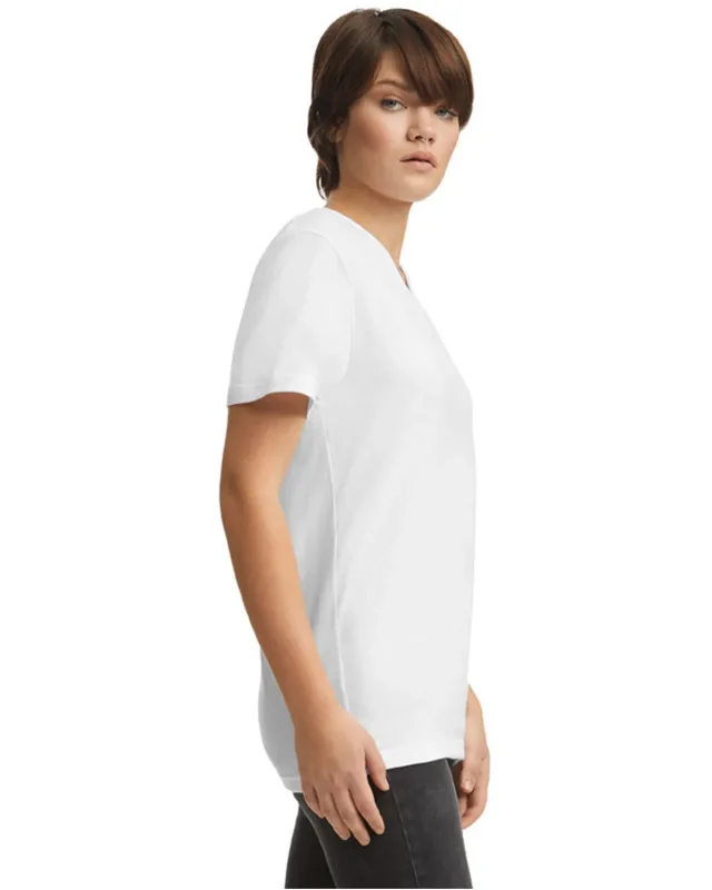 American Apparel Unisex CVC V-Neck T-Shirt — view 3