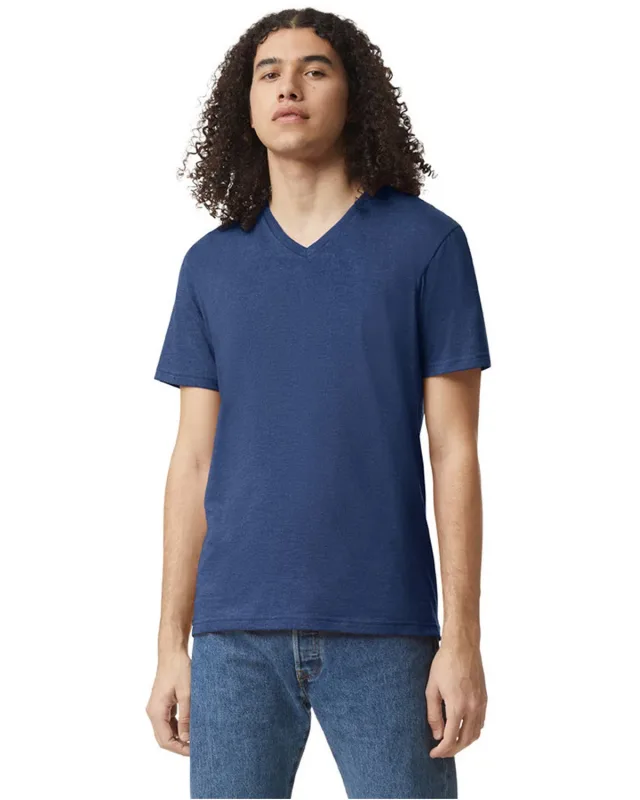 American Apparel Unisex CVC V-Neck T-Shirt — view 8