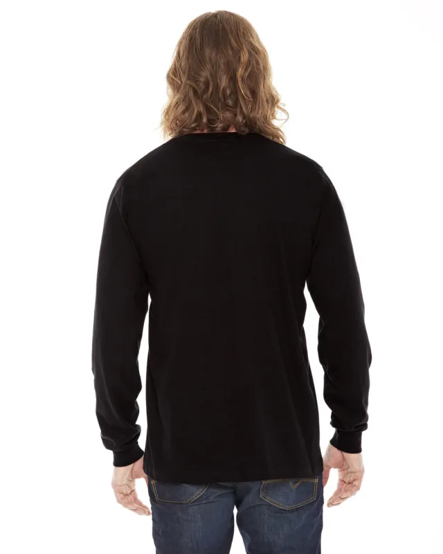 American Apparel Unisex Fine Jersey Long-Sleeve T-Shirt — view 11