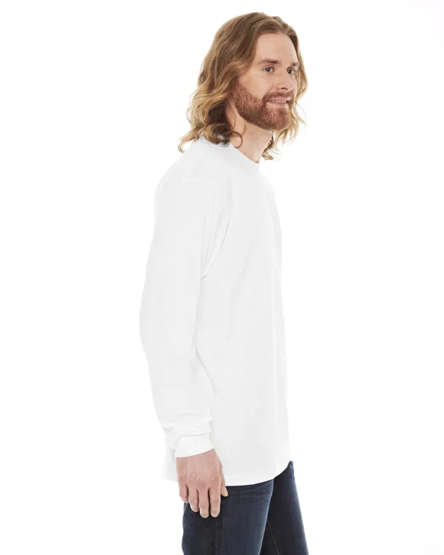 American Apparel Unisex Fine Jersey Long-Sleeve T-Shirt — view 3