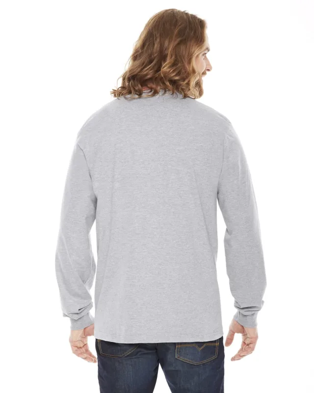 American Apparel Unisex Fine Jersey Long-Sleeve T-Shirt — view 7