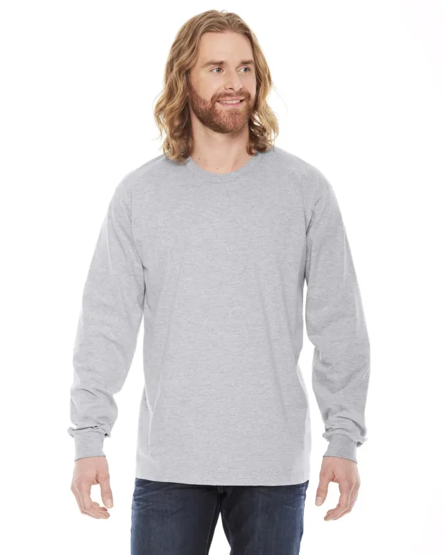 American Apparel Unisex Fine Jersey Long-Sleeve T-Shirt — view 8