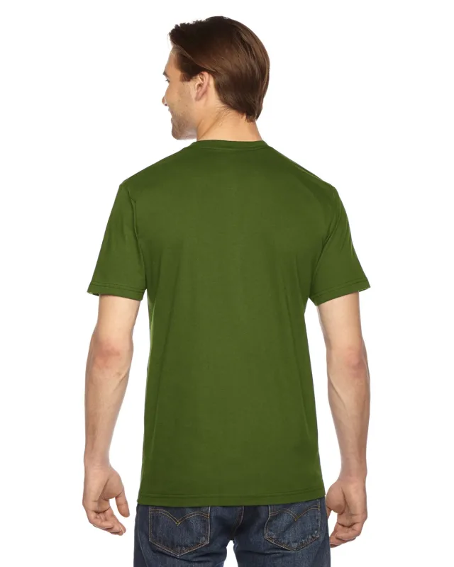 American Apparel Unisex Fine Jersey Short-Sleeve T-Shirt — view 4