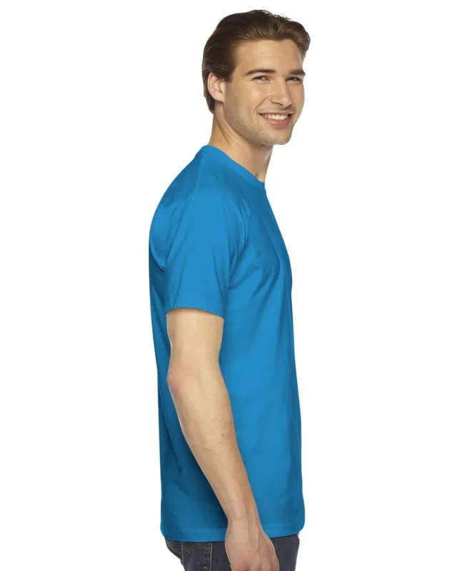 American Apparel Unisex Fine Jersey Short-Sleeve T-Shirt — view 9