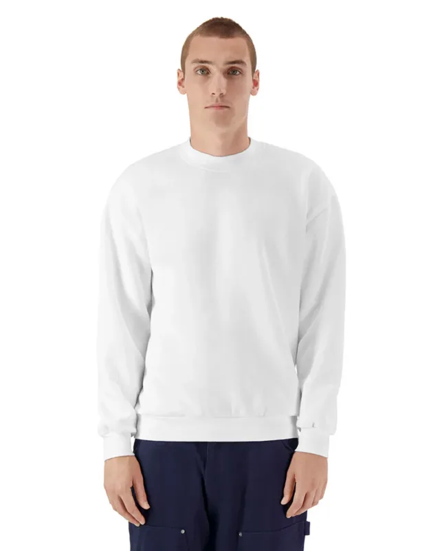 American Apparel Unisex ReFlex Fleece Crewneck Sweatshirt — view 2