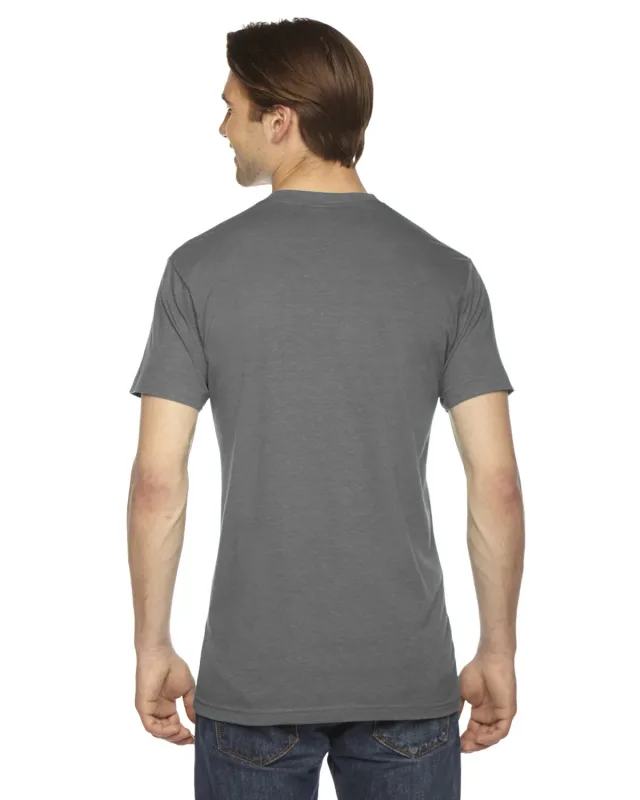American Apparel Unisex Triblend Short-Sleeve Track T-Shirt — view 10