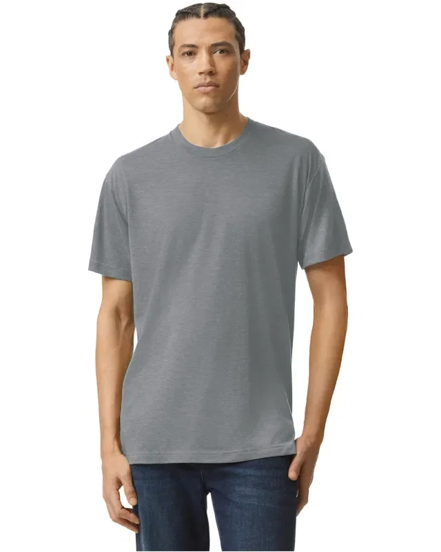 American Apparel Unisex Triblend Short-Sleeve Track T-Shirt — view 11
