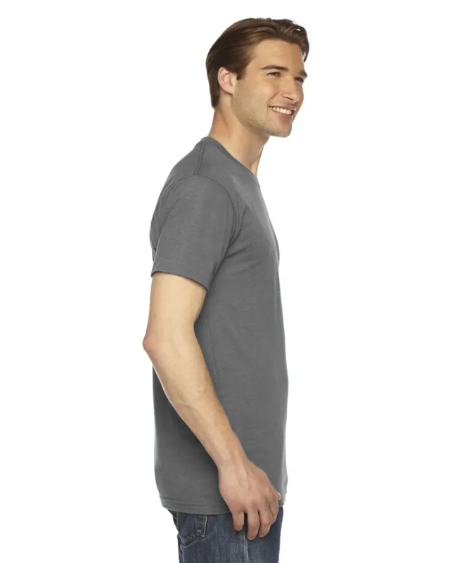 American Apparel Unisex Triblend Short-Sleeve Track T-Shirt — view 12