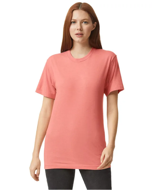 American Apparel Unisex Triblend Short-Sleeve Track T-Shirt — view 14