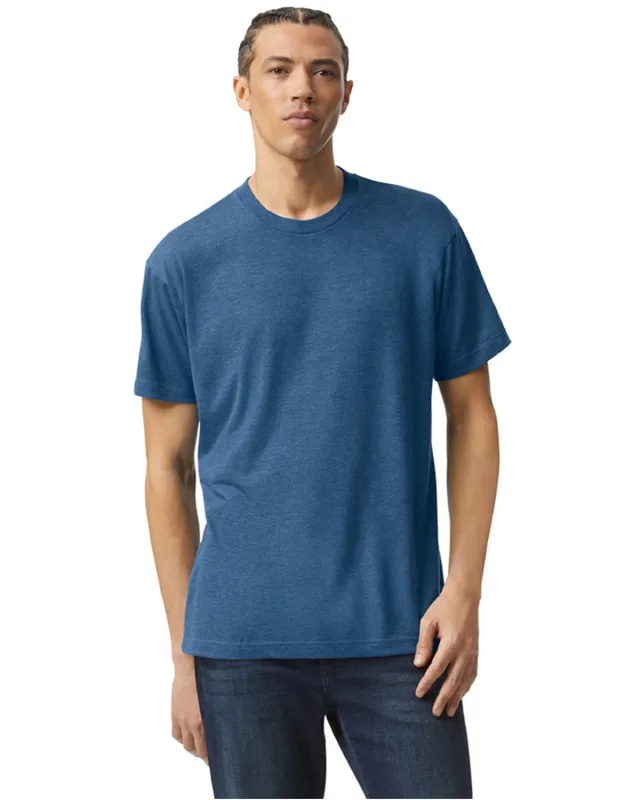 American Apparel Unisex Triblend Short-Sleeve Track T-Shirt — view 20