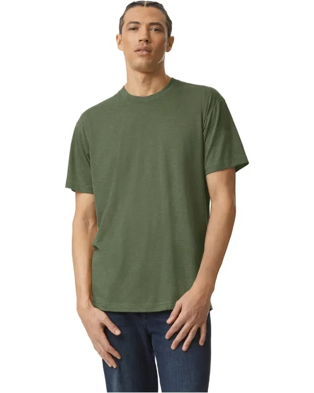 American Apparel Unisex Triblend Short-Sleeve Track T-Shirt — view 23