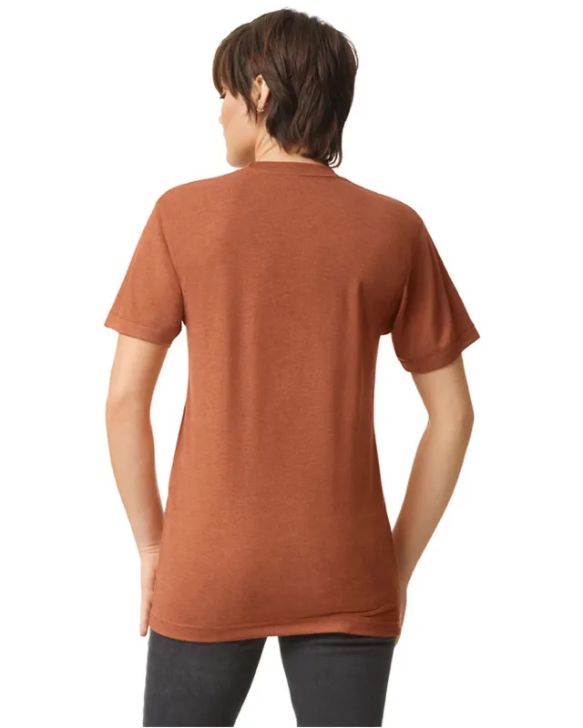 American Apparel Unisex Triblend Short-Sleeve Track T-Shirt — view 28