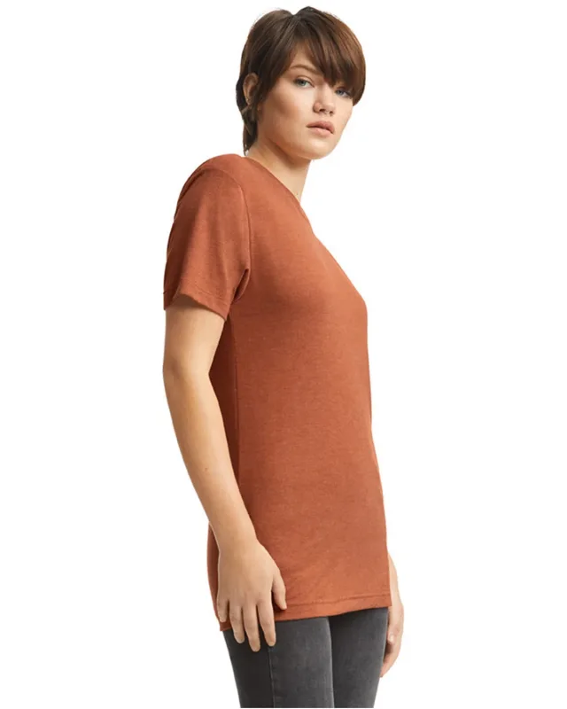 American Apparel Unisex Triblend Short-Sleeve Track T-Shirt — view 30