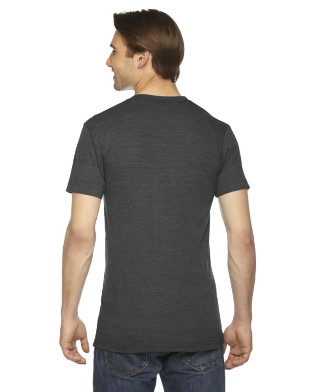 American Apparel Unisex Triblend Short-Sleeve Track T-Shirt — view 4