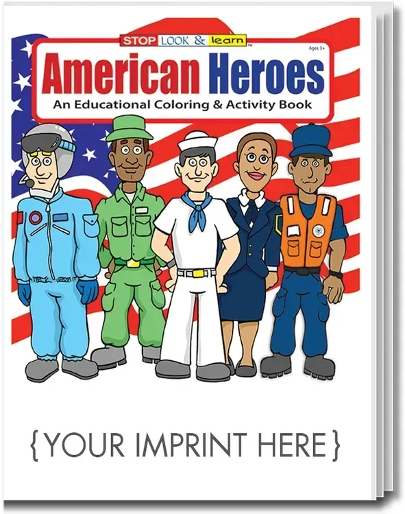 American Heroes Coloring and Activity Book