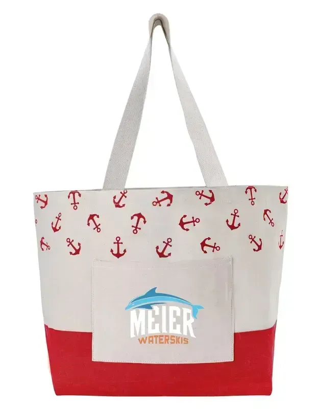 Anchor Beach Tote Bag