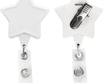 Anti-Microbial Star Shape Badge Reel (Single & Double Strap) — view 3