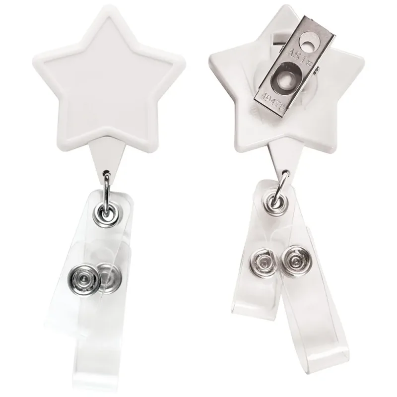Anti-Microbial Star Shape Badge Reel (Single & Double Strap) — view 5
