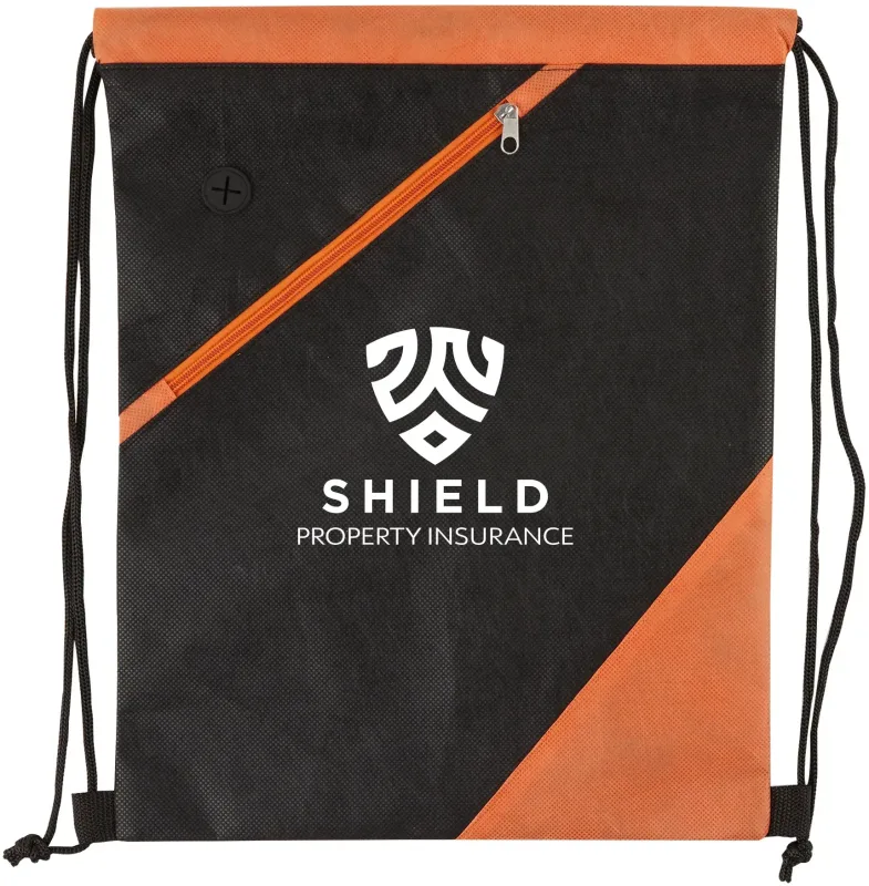 Personalized RPET Drawstring Backpack — view 5