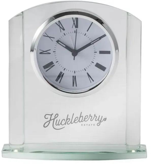 Arch Glass Desk Clock