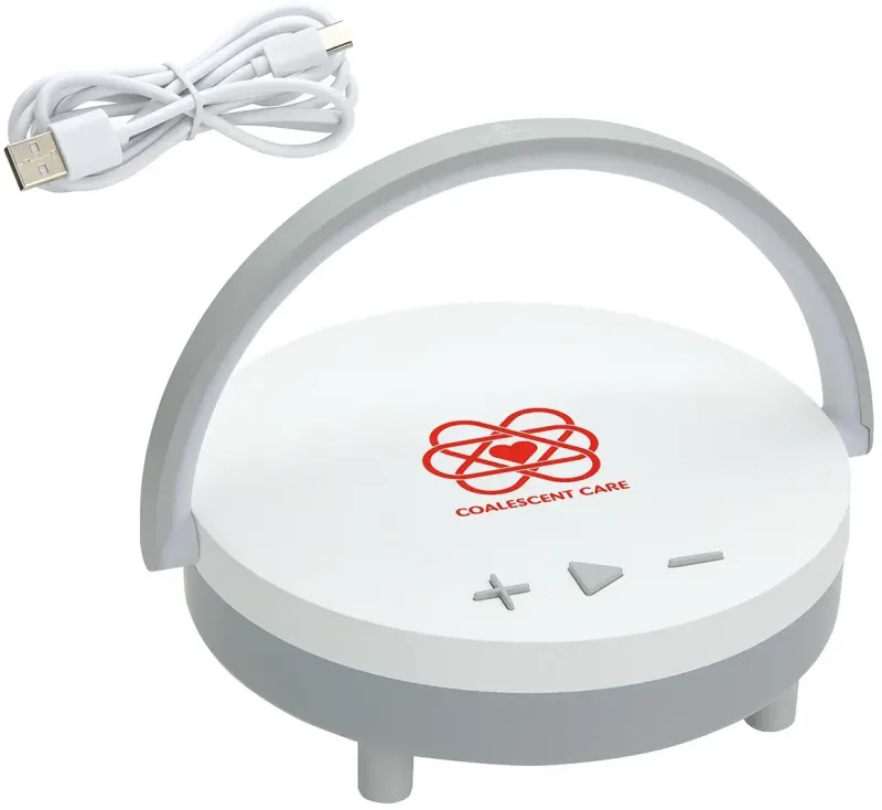 Custom Archway Speaker+Charger - Wireless, Touch Light, 5W Qi Charging — view 3