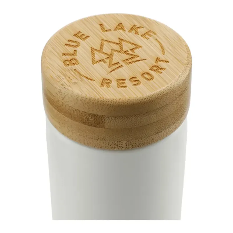 Custom Arlo Ceramic Tumbler with Bamboo Lid - 11oz — view 10