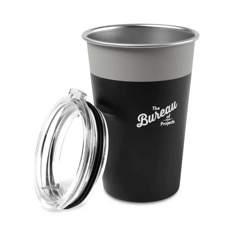 Arlo Colorblock Stainless Steel Tumbler - 14 Oz. — view 2