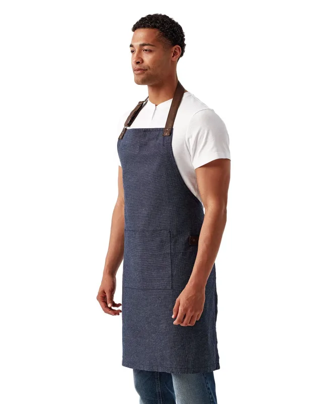Artisan Collection by Reprime Unisex Annex Oxford Apron — view 7
