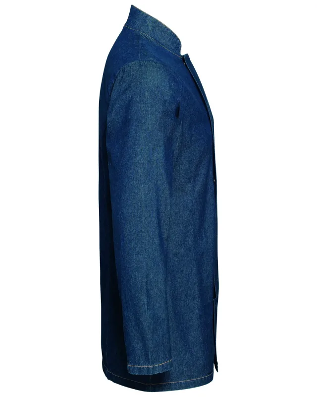 Artisan Collection by Reprime Unisex Denim Chef's Jacket — view 16